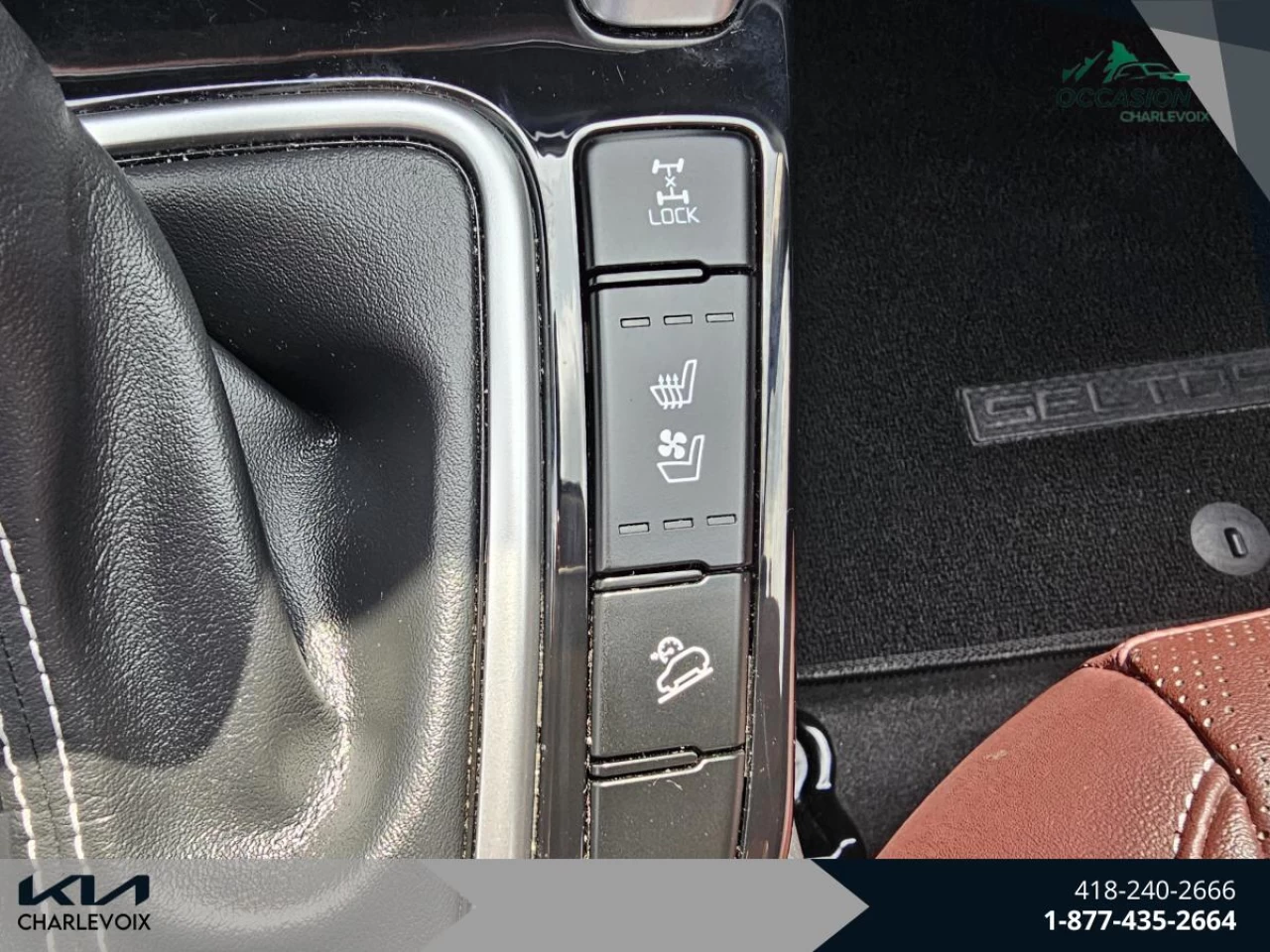 2023 Kia Seltos SX Turbo AWD w/Burgundy Interior Image principale