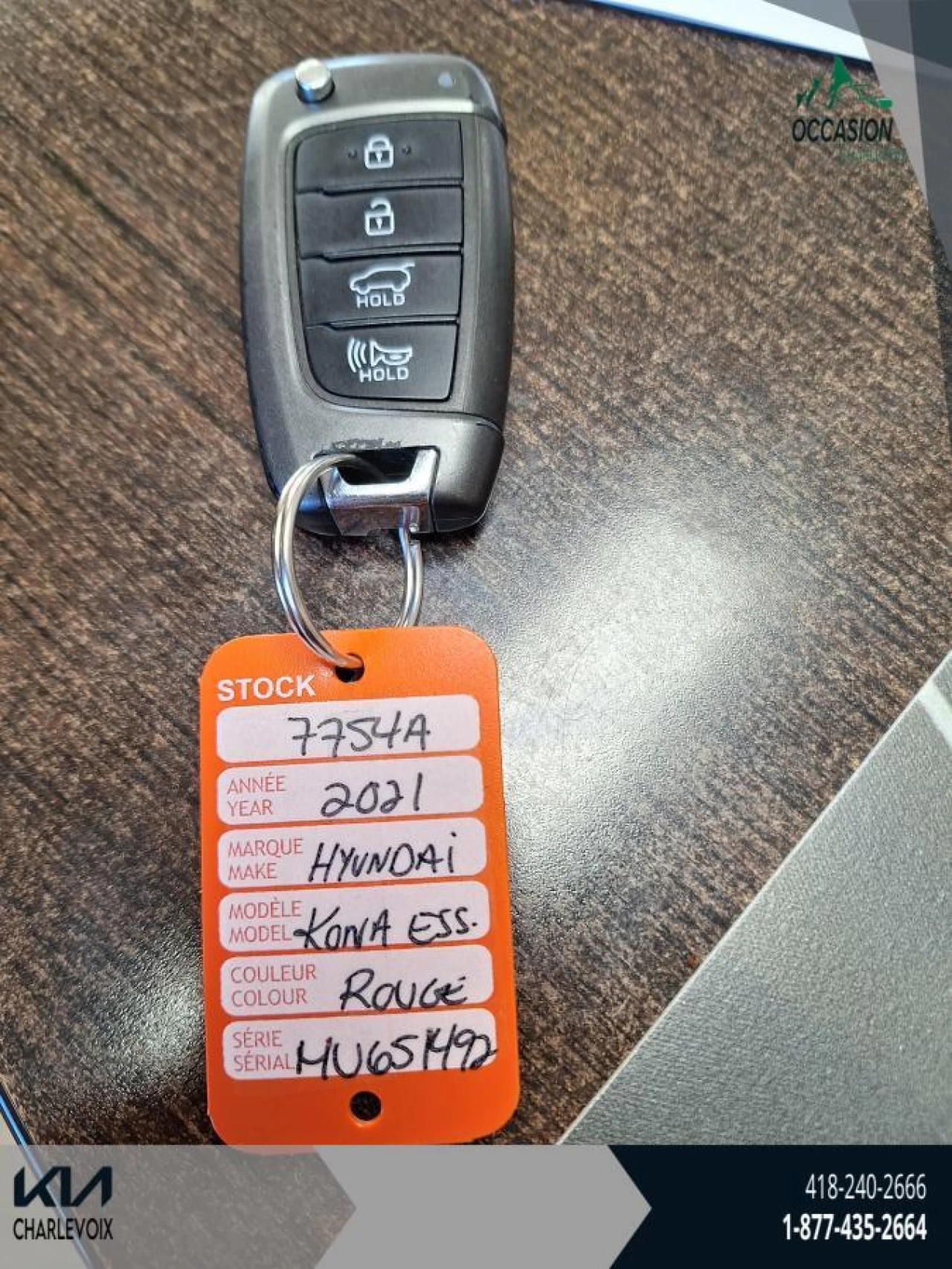 2021 Hyundai Kona 2.0L Essential AWD Image principale