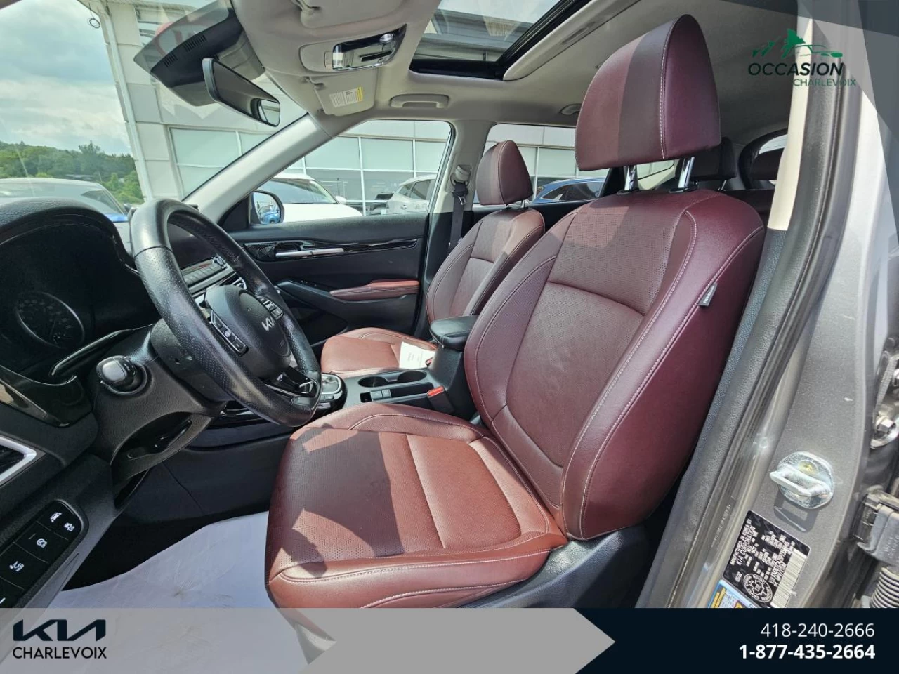 2023 Kia Seltos SX Turbo AWD w/Burgundy Interior Image principale