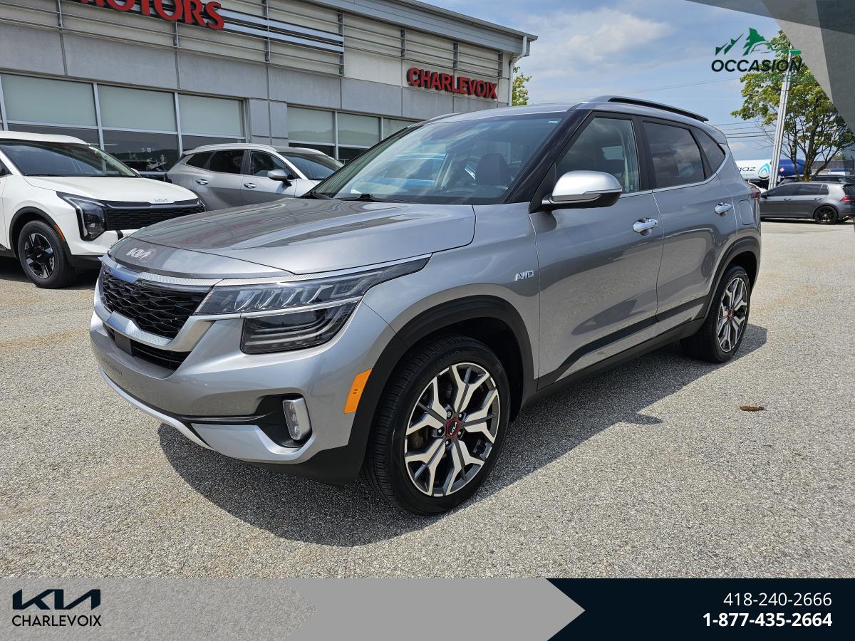 Kia 2023 Seltos SX Turbo AWD w/Burgundy Interior
